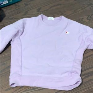 lilac champion sweater
